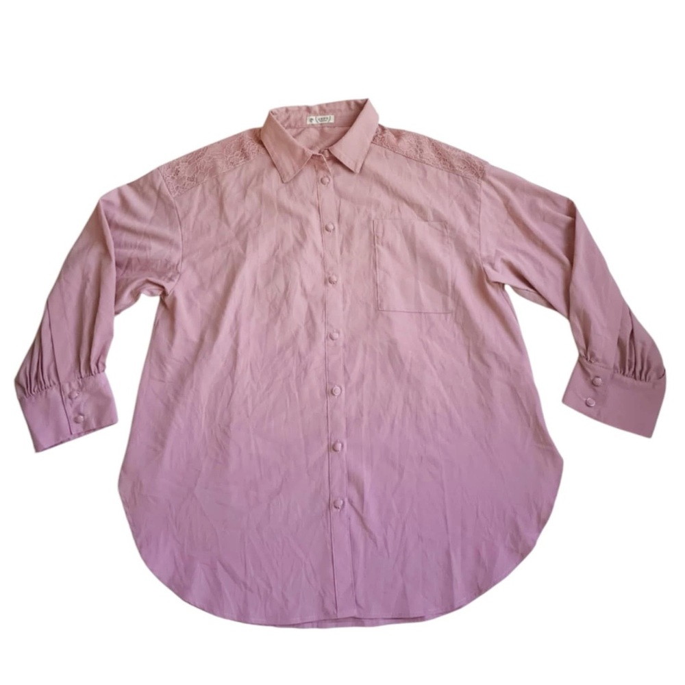 Axes Femme Dusty Rose Shirt Size Medium-Large